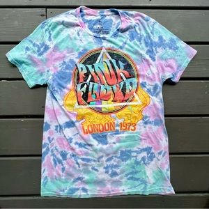 TIEDYE PINK FLOYD GRAPHIC TEE